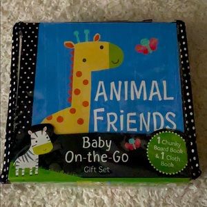 Baby on-the-go gift set animal friends addition